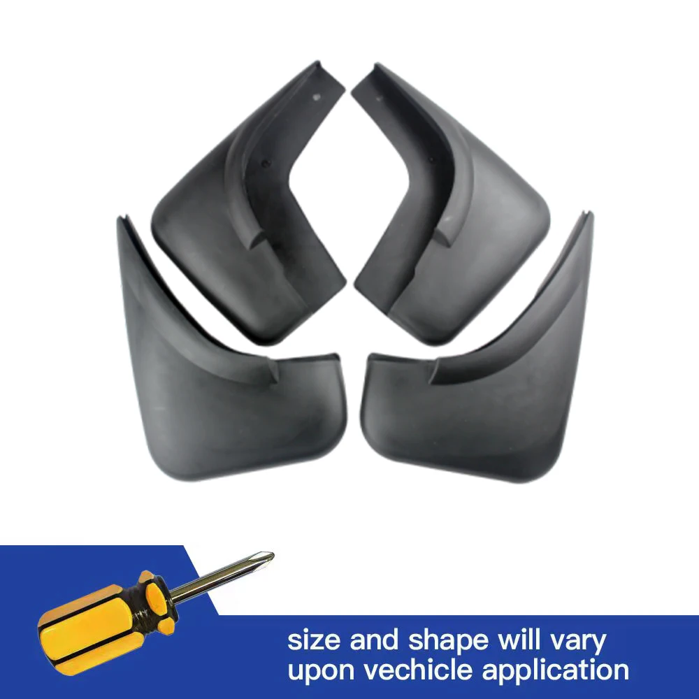 4Pcs Front & Rear Mud Flaps For 2006 - 2011 VW Bora MK5 Jetta Splash Mud Guards 2006 2007 2008 2009 2010 2011