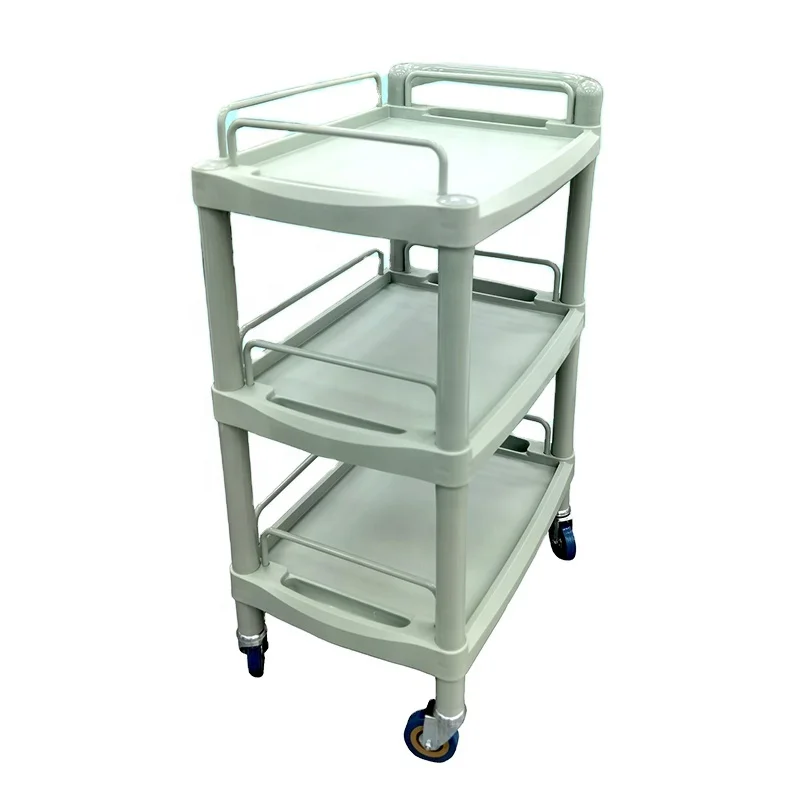 

Hot Sale Multifunction Beauty Salon Trolley Salon Use Pedestal Rolling Cart Wheel Personal Care Appliance Parts