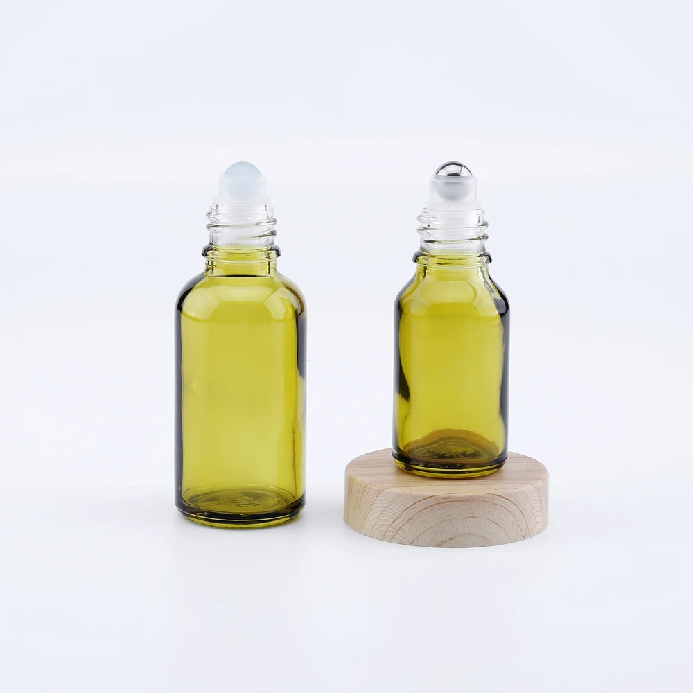 5-100ml Green Roll On Bottles For Essential Oils Roll-on Refillable Perfume Bottle Deodorant Containers 200PCS