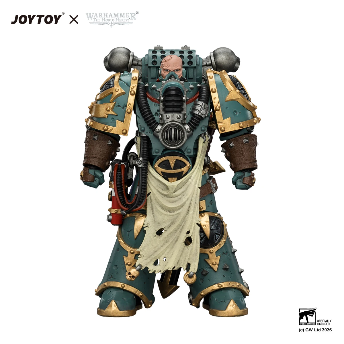 JOYTOY Warhammer The Horus Heresy 1/18 Action Figure Sons of Horus Twisted Warmaster's Equerry Joint Movable Collection Toys