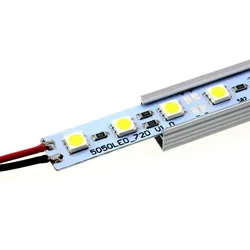 10pcs/Lot U Shape 24v 5050 Led Bar Light SMD 36Chips 50cm Length Cool/warm White 3000k 4500k 6000k 12v Hard Strip
