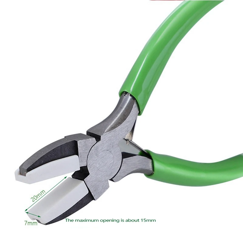 3 Pcs Jewelry Pliers Set Includes 6-In-1 Buckle Ring Pliers, Nylon Nose Pliers, Curved Nose Pliers, For Jewelry Making