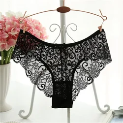 3 Pcs / Lot Women's Flower Lace Soft Briefs Sexy Lingerie Elegant Underwear Fashion High Quality S M L XL