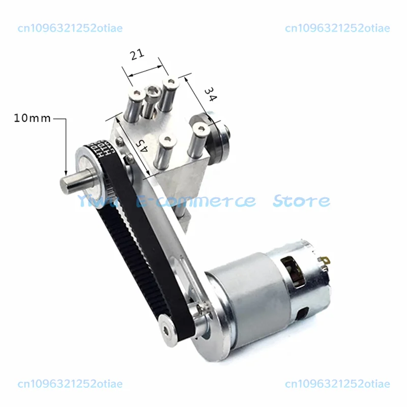 

T60 Lift Table Saw Spindle Micro Lift Table Saw Bearing Seat Diy Cutting Saw Depth Adjustment Kit with Dc775/895 Motor BB