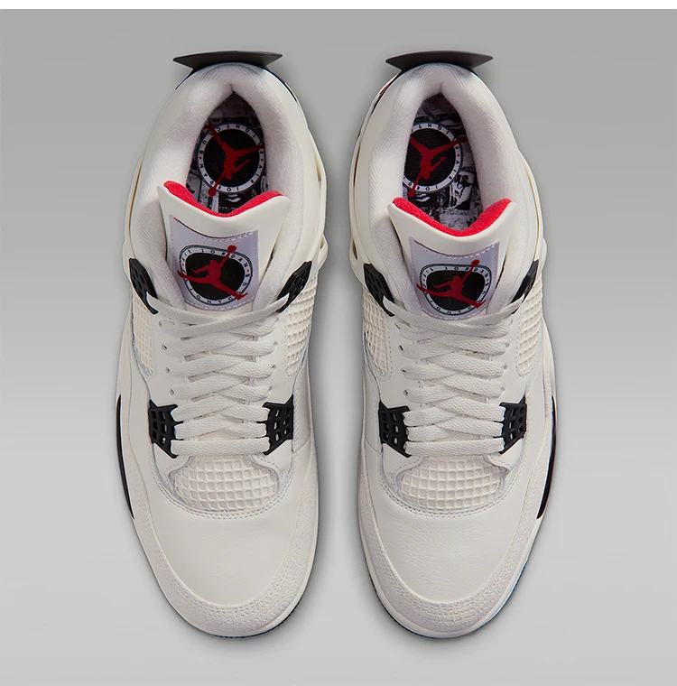 Nike Authentic Air Jordan 4 Herren-Trainings-Basketballschuhe IM4002-100 – Detail 6