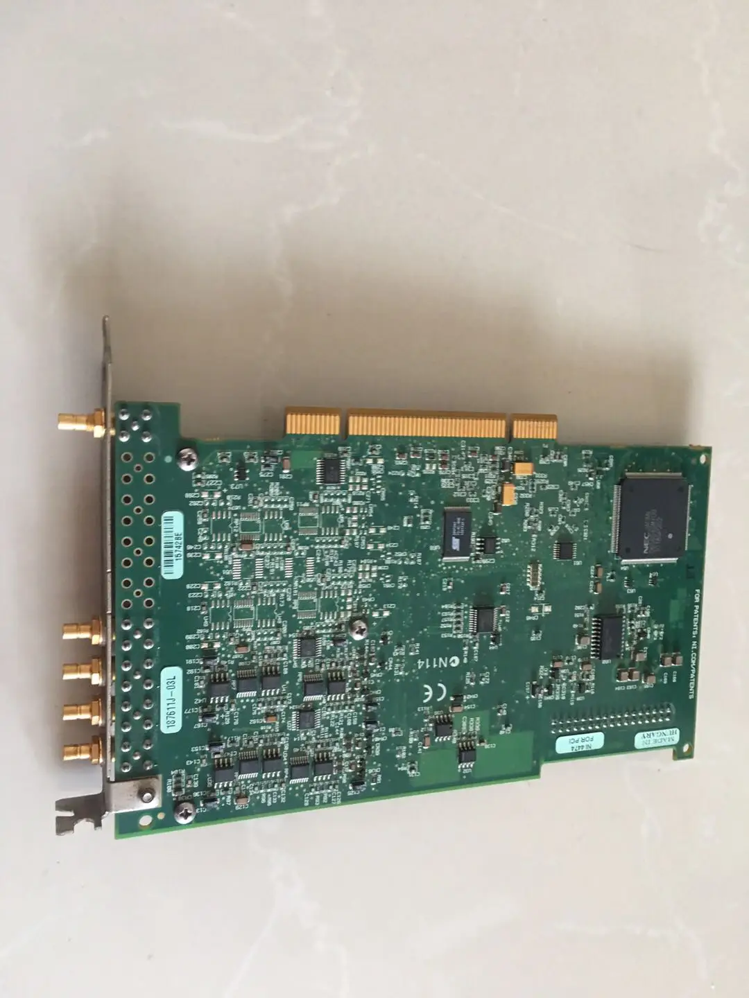 NI PCI-4474 Channel And Vibration Device 4 Dynamic 24-Bit Sound Signal Acquisition Card 778729-01