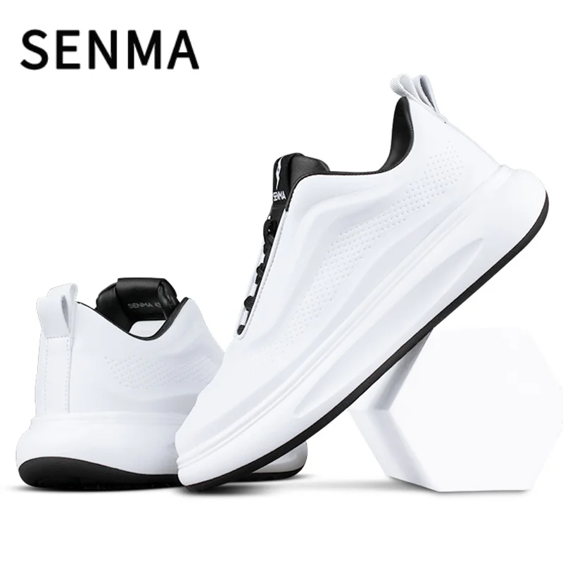 

SENMA Men's Shoes Chunky Sneaker 2025 Men Women Designer White Board Shoes Fashion Casual Leather Sneakers Running/Walking Shoes