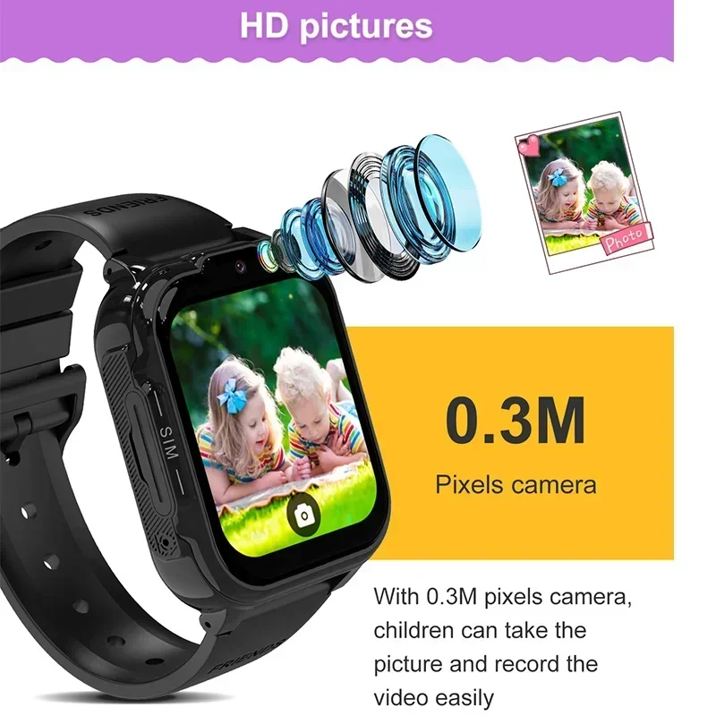 Xiaomi Mijia Kid Smart Watch Kinder Video SOS Anruf Sound Monitor Kamera GPS Tracker Sim Karte Smartwatch für Student Geschenk Uhr