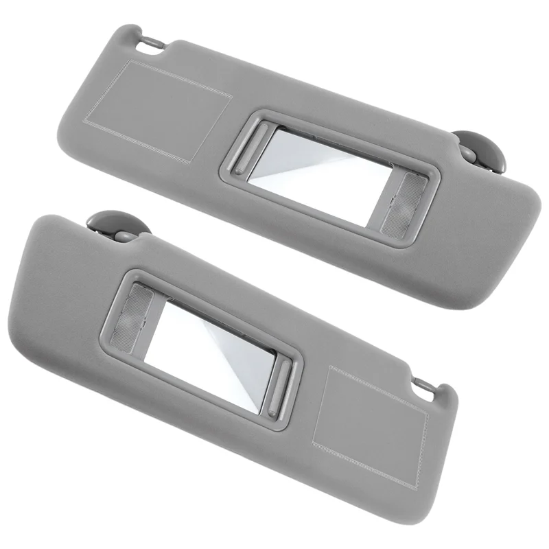 

M93K-1 пара автомобильных серых солнцезащитных козырьков в сборе 74320-60850-B1 7432060850B1 для Toyota Prado 2002-2009, запасные аксессуары