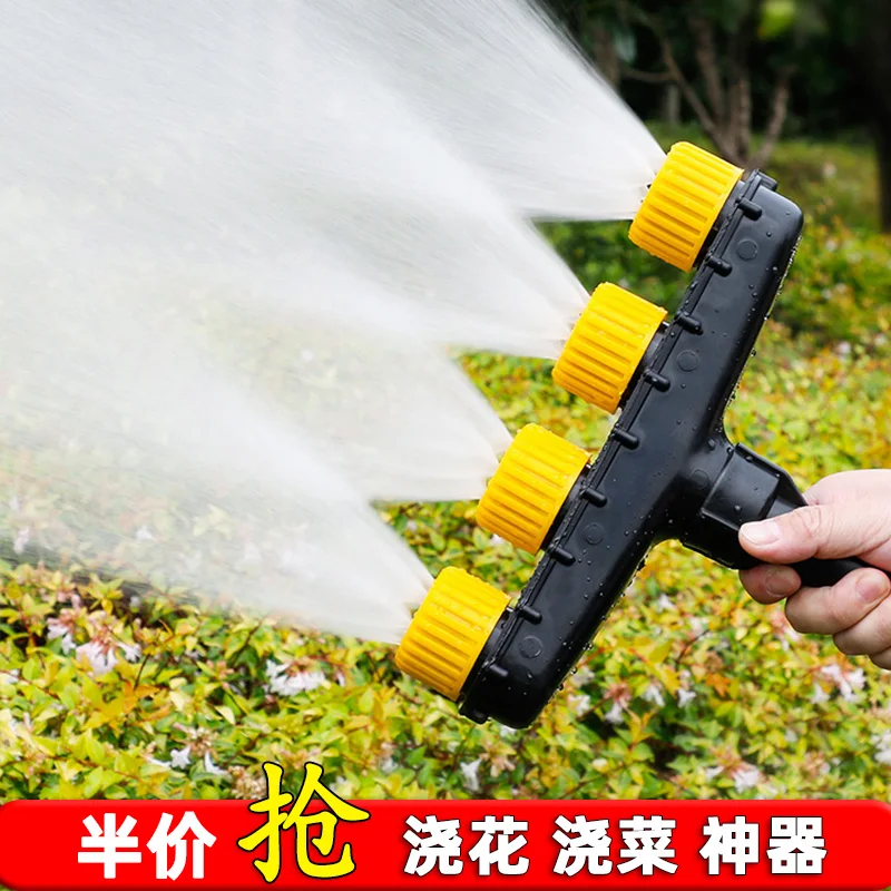 Multi-Head Garden Hose Nozzle Watering Pipe Garden Water Spray Misting Nozzle for Lawns and Gardens Yards