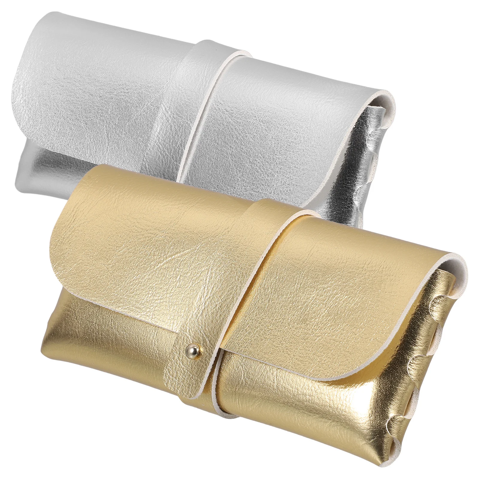 

2Pcs PU Glasses Pouch Portable Sunglasses Bag Travel Eyewear Storage Soft Reading Glasses Case Lightweight Holder