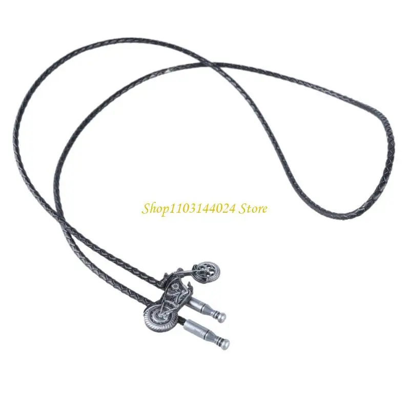 N5KE Western Cowboy Bolo Tie for Evening Party Carnivals Party Male Teen Costume