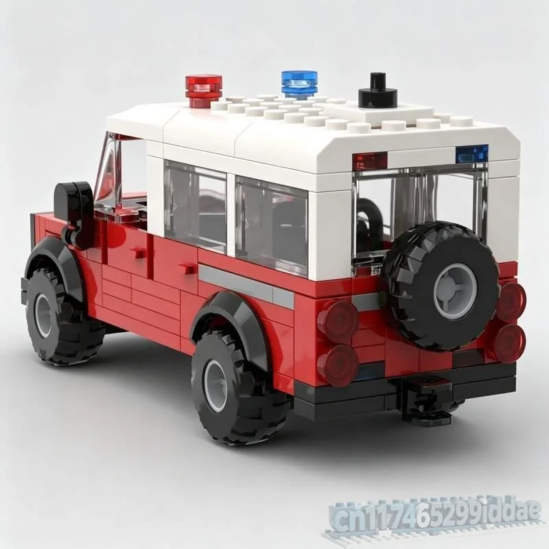 NEW 146PCS Fire Rescue Vehicle Model Custom Puzzle DIY Creative Assembly Building Blocks Emergency Service Toy Collection Gift