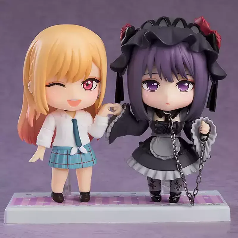 My Dress-Up Darling Marin Kitagawa Shizuku-Tan Action Anime Figure Chibi Kawaii Pvc Swap Face Doll Collectible Desktop Toy Gift