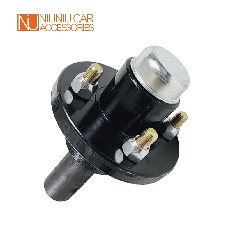4-101.6 CAP 2000LBS Unbrake Trailer Half Axle Shaft Hubs Price For Pair RV Parts Camper Accessories Caravan Components