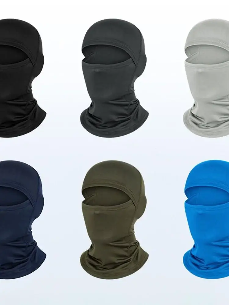 AliExpress NONE Fashion Ice Silk Cool Balaclava Breathable Quick Dry Motorcycle Cycling Mask Sun Protection Bandana Hood Summer