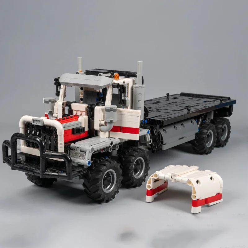 Neue 1519 Stück Transport wagen Twinsteer Modellbau satz Block selbstsicher nde Ziegel Spielzeug Geburtstag Weihnachts geschenk