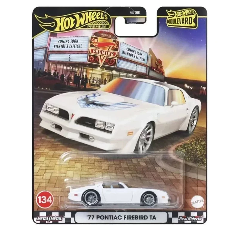 

2025 New Hot Wheels Garden Big Road Gold GJT68 1:64 Scale SolidPack 77 PONTIAC FIREBIRDTA Collection Model Alloy Car Toy