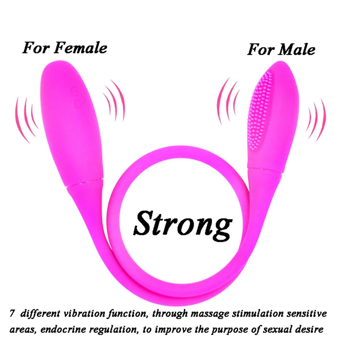 Double Head Vibrating Toy 2Bullet Vibrators Penetration Silent Women Clitoris Powerful Big Plug Anal18 Soft Masturbator Sex Toys