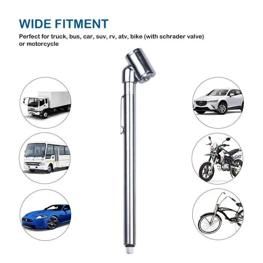 

Portable Emergency Use Universal Tire Air Pressure Test Meter Tire Barometer Pen Shape Tyre Pressure Gauge