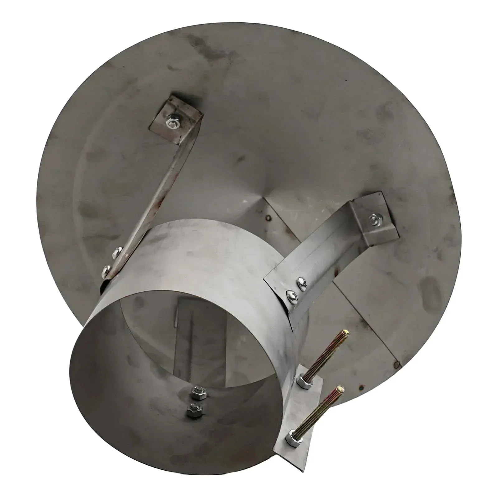 304 Stainless Steel Cap Applicable To 100mm Pipe Diameter Fireplace Rain Hat Long-lasting Protection Silver Color Versatile Use