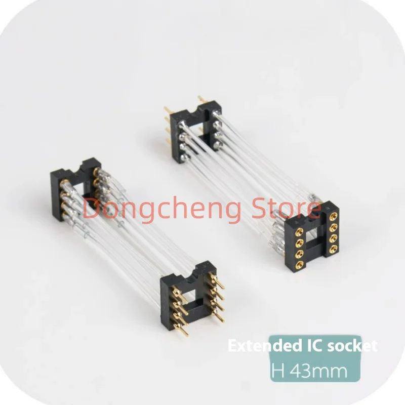 DIP-8 straight plug extension cord socket OPAMP operational amplifier IC For discrete op Amplifier