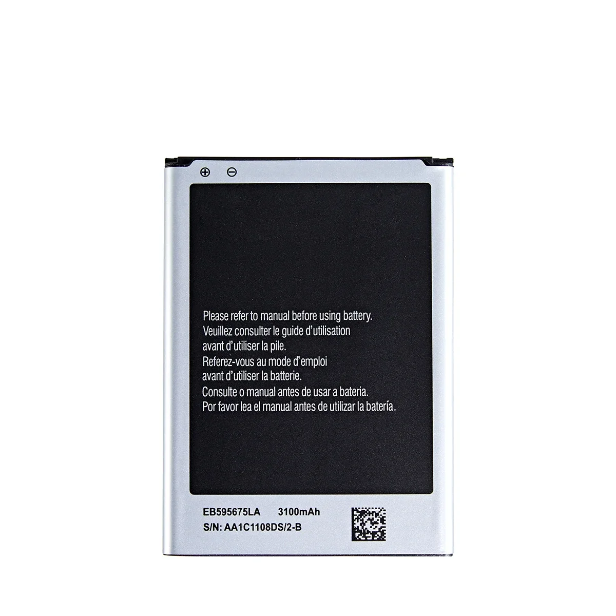 Batterie neuve pour Samsung Galaxy Note 2, EB595675LU, EB595675LA, 3100mAh, N7108, N7108D, N7105, N7100, N7102, N719, T889, i605