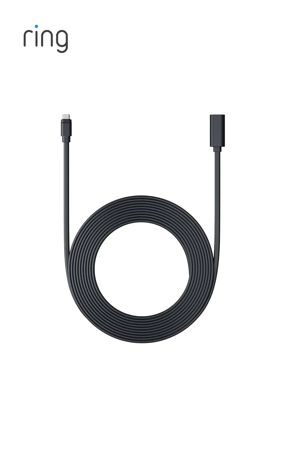 

Удлинительный кабель USB-C длиной 10 футов для солнечных панелей и камер, черный — совместим с устройствами USB-C