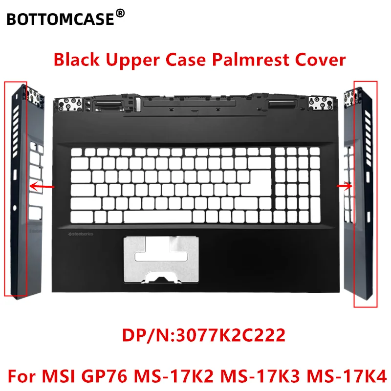 BOTTOMCASE®Nuovo per MSI GP76 Seris MS-17K2 MS-17K3 MS-17K4 custodia superiore copertura del poggiapolsi copertura inferiore della Base custodia inferiore