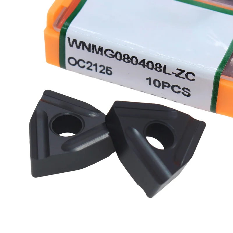 Бесплатная доставка WNMG 080404 /08 R/L ZC OC2125 Внешние токарные инструменты Твердосплавная вставка Токарный станок Резак Инструмент Обработка стали