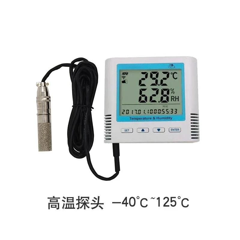 Wireless wifi temperature and humidity meter, real-time remote monitoring temperature and humidity recorder in the computer