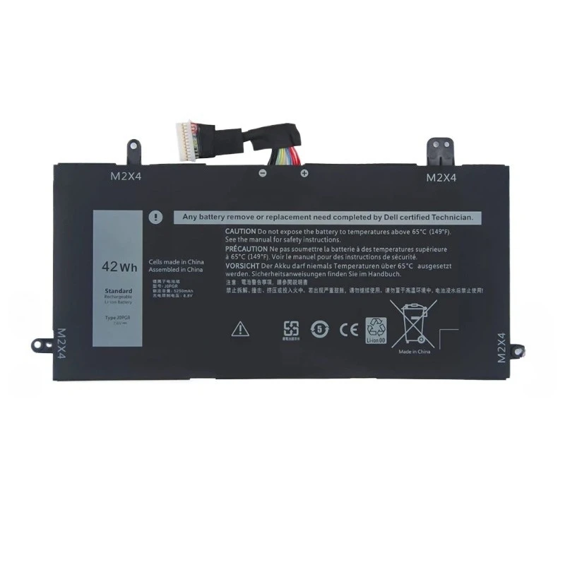 For Dell Latitude 12 5285 5290 2-in-1 T17G 0J0PGR JOPGR 1WND8 X16TW 0X16TW 0FTH6F J0PGR Laptop Battery Replacement 7.6V 42Wh