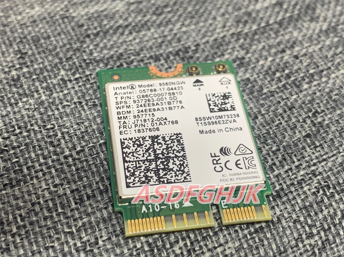 Used Genuine WiFi  For 802.11ac NGFF 2.4G/5G WiFi Bluetooth 01AX768  Works Perfectly