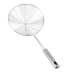 Premium 304 Stainless Steel Spider Mesh Strainer & Colander Ladle Skimmer Cooking Tool Kitchenware Heat-resistant kitchen tools