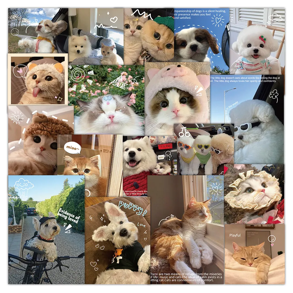 20-Pack Furry Friends Decal Set - Collector’s Edition Stickers for Tech Gear & DIY Craft AnimeWorlds Store