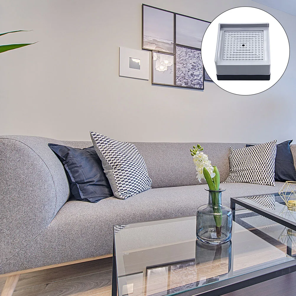 

1Pcs Furniture Foot Pad Heightening Block Strong Load-Bearing Anti-Slip Waterproof Padding for Washing Machine Bed Fridge Noise