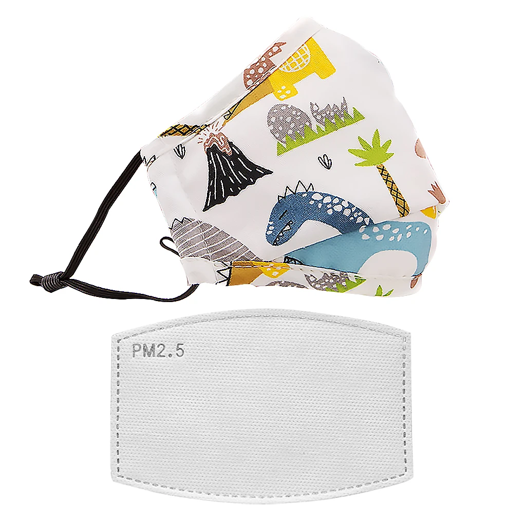 

Children PM2.5 Mask Filter Cartoon Cotton Mouth Face Cover Filters Accessory 10pcs
