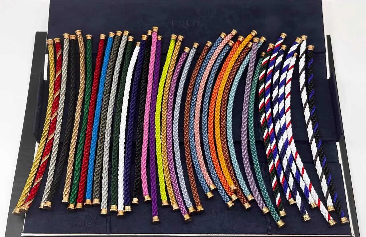 

Кабели и шнуры для браслетов для пряжек 2,5 см. Роскошные французские украшения, подарки для пар оптом,