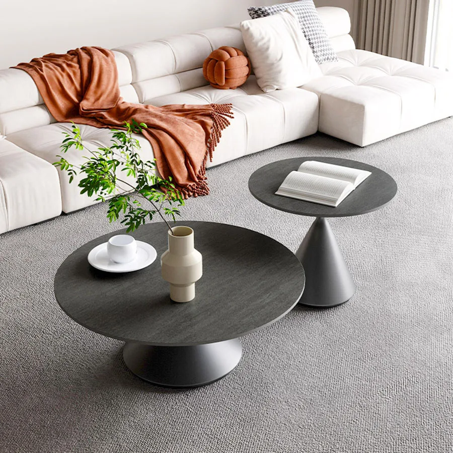 

Modern Coffee Table Home Bedroom Living Room Book Coffee Table Platform Nordic Round Metal Set Corner Italian Moveis Room Decor