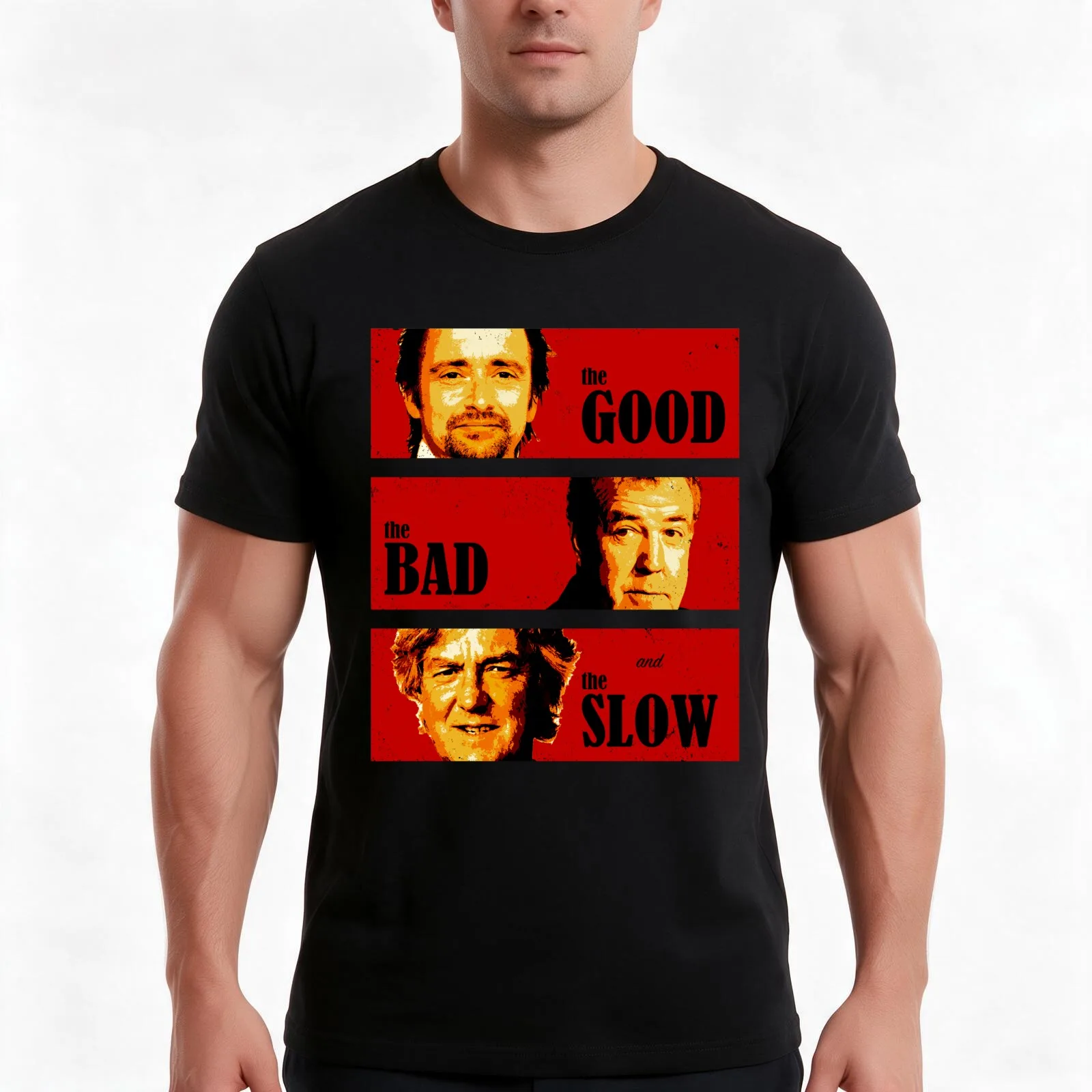 The Good, The Bad and The Slow T-Shirt, Summer Casual Cotton Tee, Oversized Streetwear Tops, Vintage Graphic Print, 100% Cotton