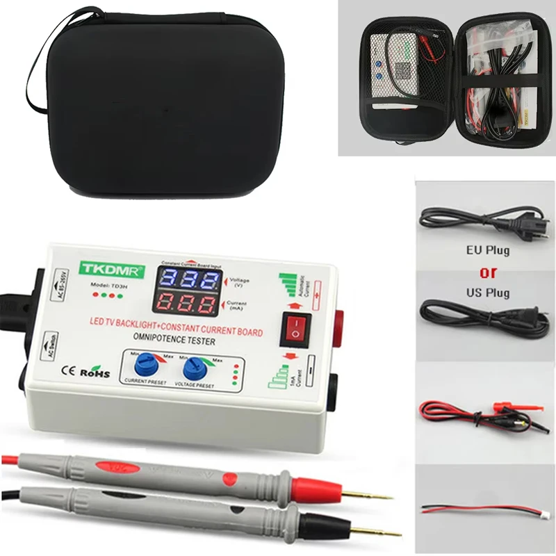 TKDMR 0-330V Smart-Fit Manual Adjustment Voltage TV LED Backlight Tester Current Adjustable Constant Current Board LED Lamp Bead