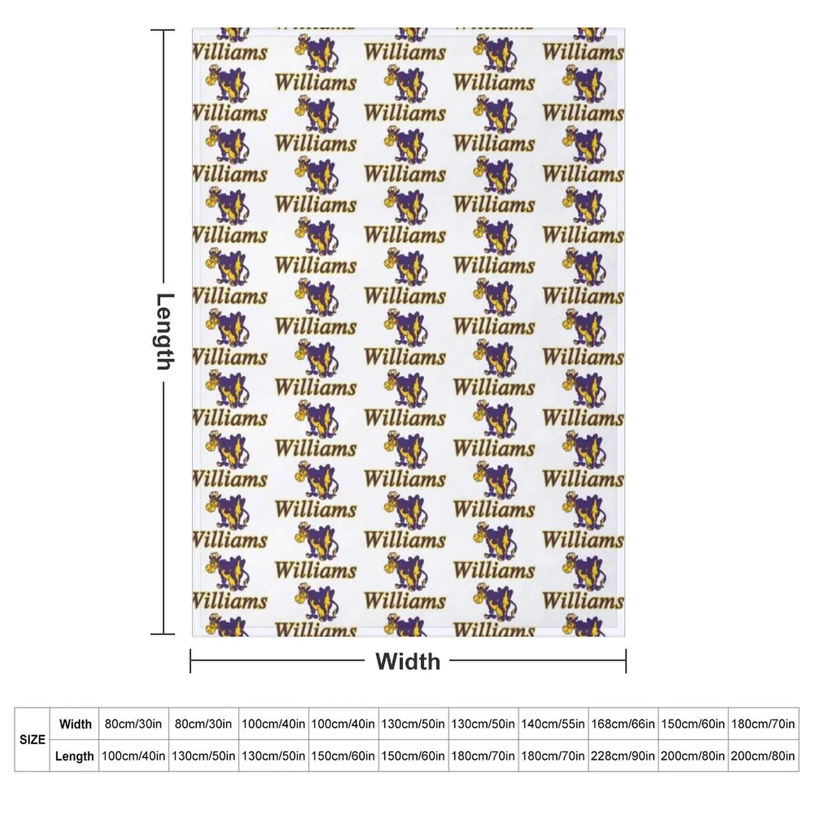 williams college ephelia Throw Blanket for babies Sleeping Bag Furrys heavy to sleep Thermal for sofa Blankets