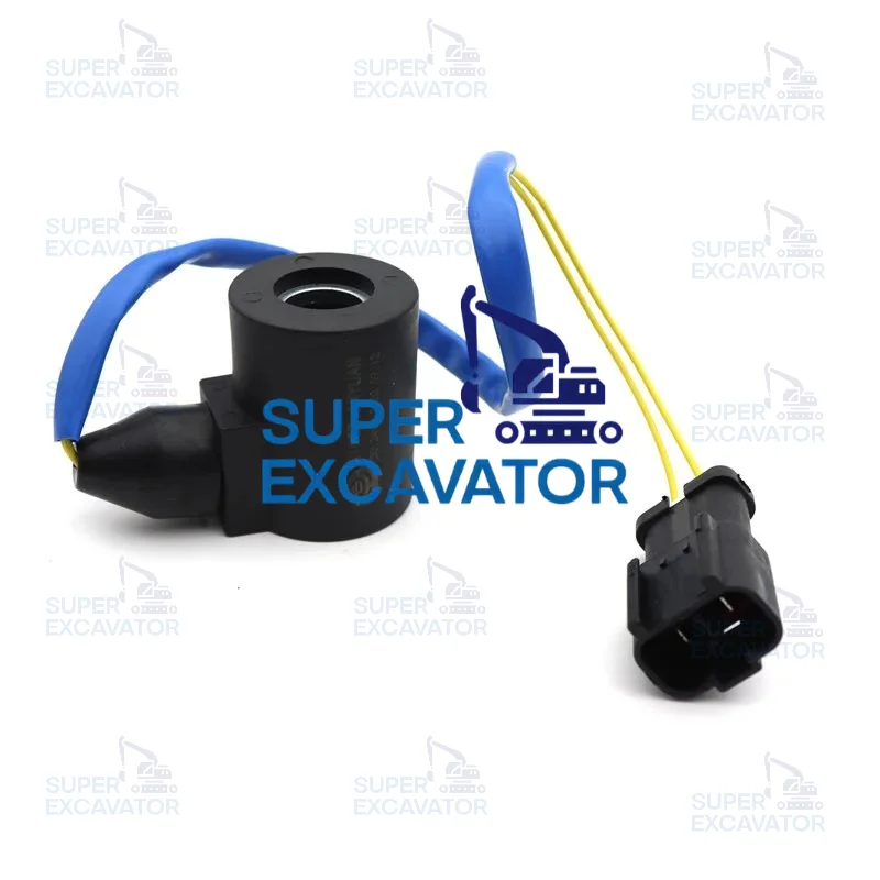 

Excavator electronic parts SD1224-C-1001 pilot speed sensor main pump 24V solenoid coil For Komatsu PC120-6 PC60-6 PC60-7