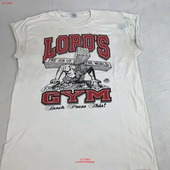 Lord’s Gym 민소매 운동 셔츠, 흰색 대형 고민  Best5