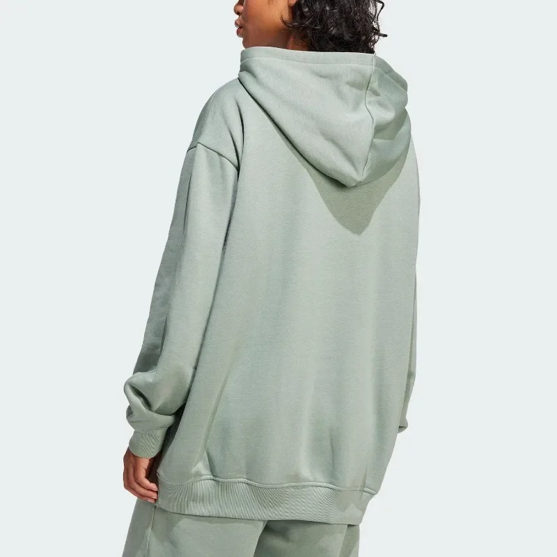 adidas Detachable Hood French Terry Pullover Two Ways Wear Light Thin Spring Outer LayerJJ3474 1PCS
