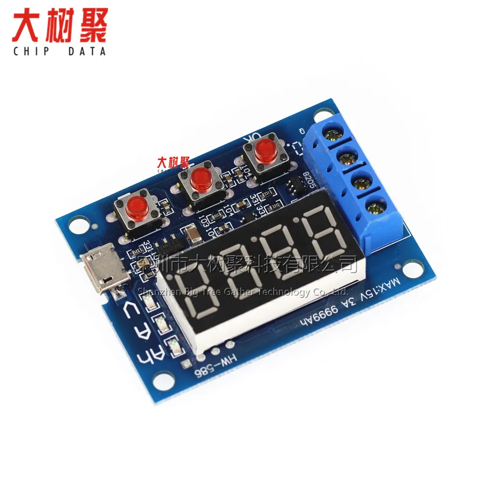 ZB2L3 Battery Capacity Tester External Load Discharge Type 1.2V-12V Battery 18650 Equal Capacity Test