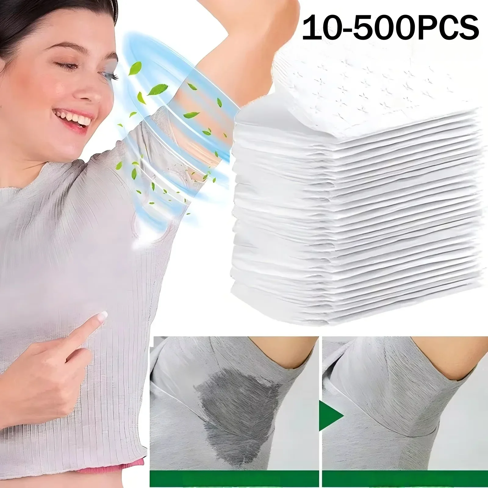 Achselschweißpads, Sommerkleid, Kleidung, Schweiß, Deodorant, Pflege, schweißabsorbierend, Aufkleberpad, Achselpflege für Damen und Herren