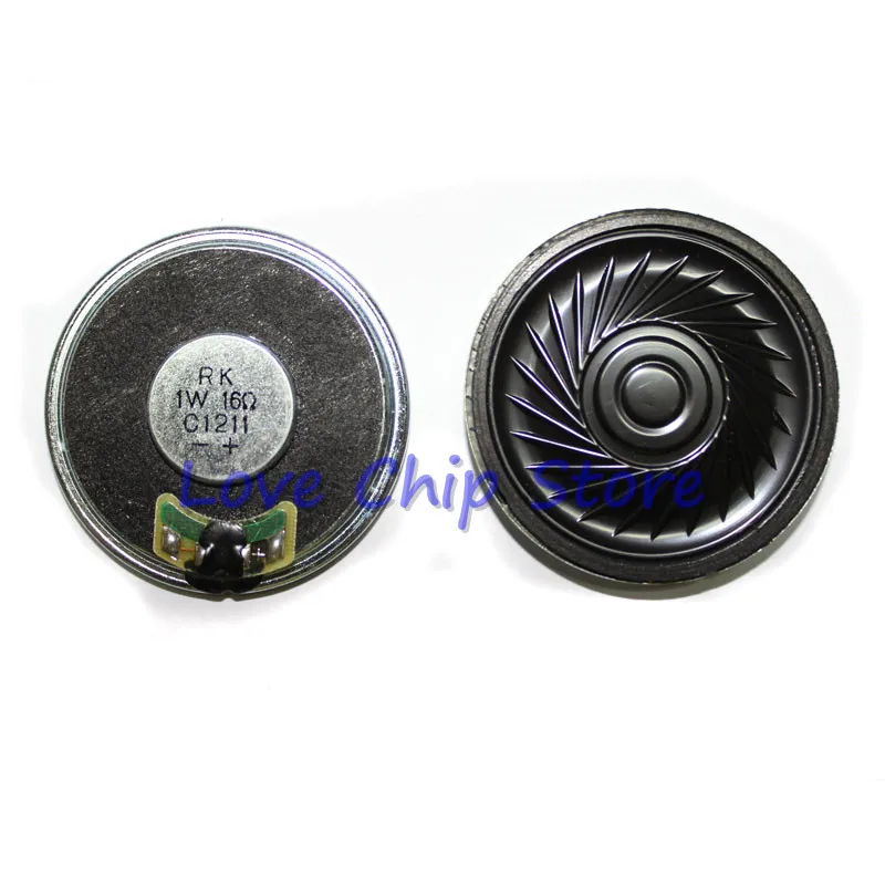 

6pcs New Original Ultra-thin Mini speaker 16 ohms 1 watt 1W 16R speaker Diameter 36MM 35MM 3.5CM 3.6CM thickness 5.3MM