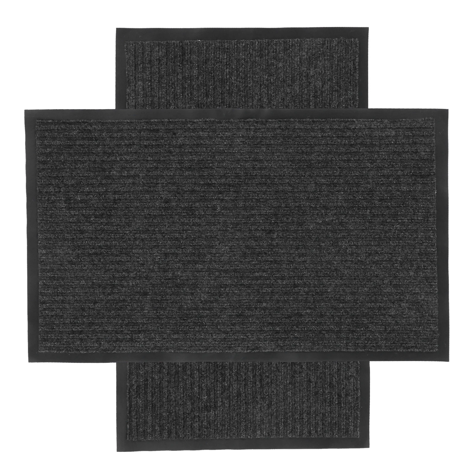 

2 Pcs Entry Door Floor Mat Entryway Mats Commercial Back Rug Entrance Absorbant Polyester outside