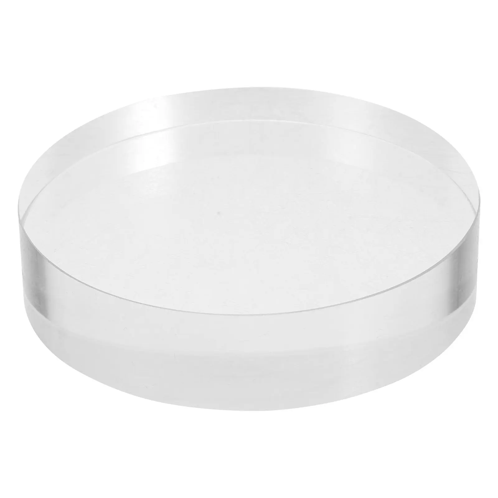 

Прозрачный круглый стеклянный пресс-папье из гладкого полированного стекла, декоративное украшение для офиса, дома, кабинета, для каллиграфических работ и бумаги